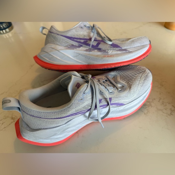 Asics superblast 2 lilac/orange Women’s 8 - Picture 8 of 8